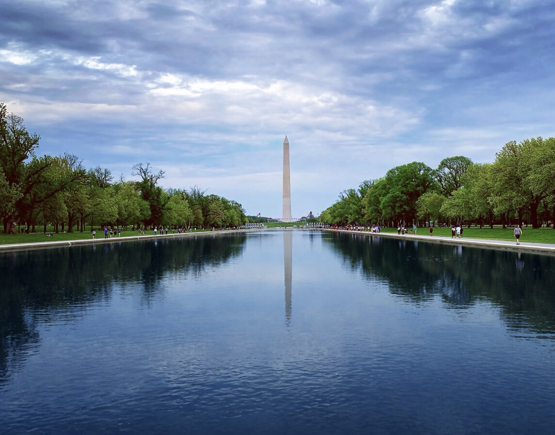 Donald J.Trump posts photo of Washington Monument on Truth Social