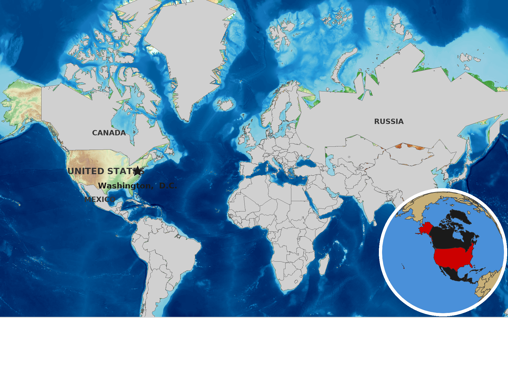 OpenTopoMap / Natural Earth - America