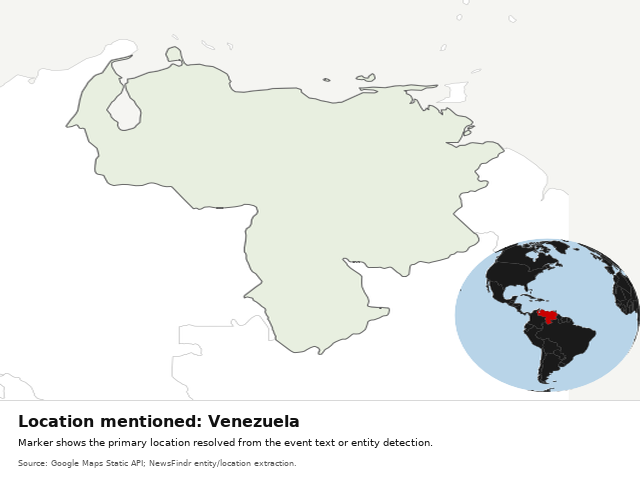 Natural Earth / Cartopy - Venezuela
