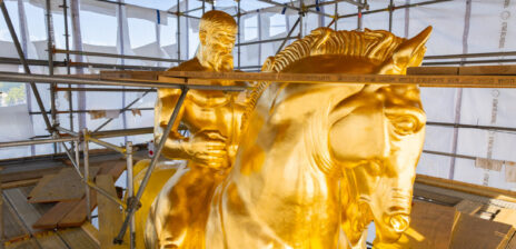 Trump Highlights Near-Complete Regilding of “Valor” Statue at Arlington Memorial Bridge
