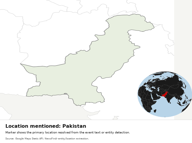 Natural Earth / Cartopy - Pakistan