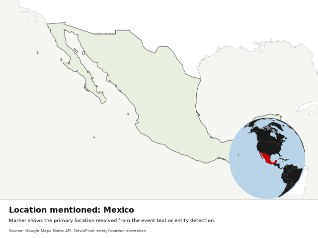 Natural Earth / Cartopy - Mexico