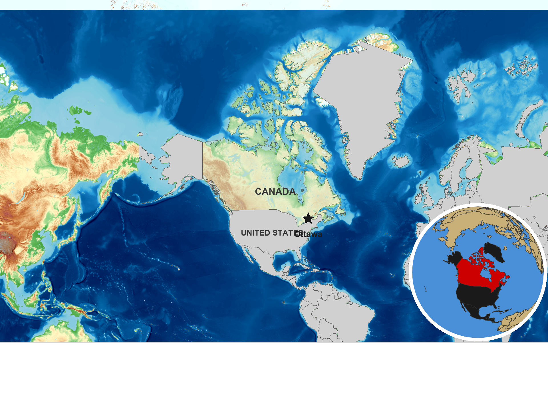 OpenTopoMap / Natural Earth - Canada