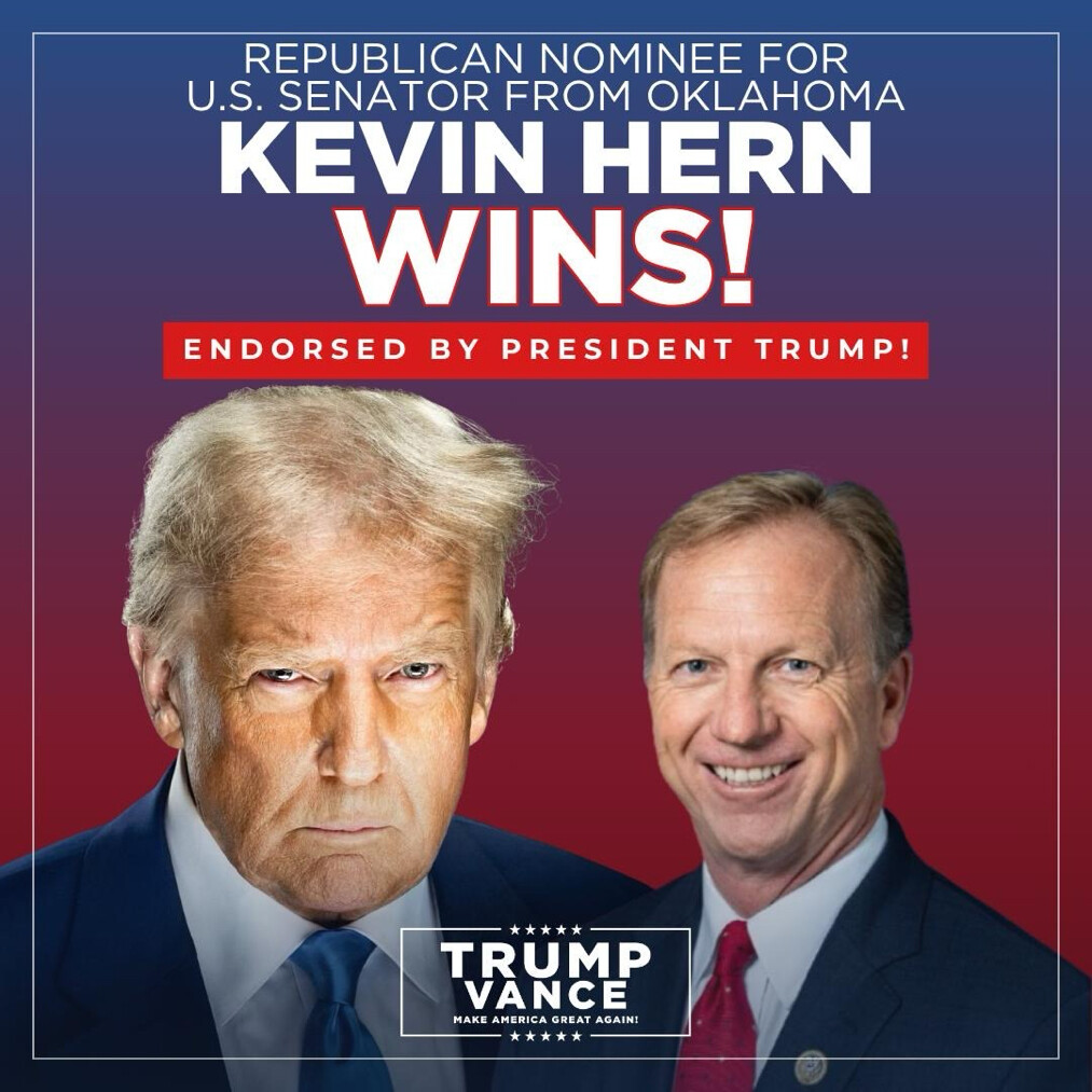 Kevin Hern Wins Republican Nomination for U.S. Senate in Oklahoma