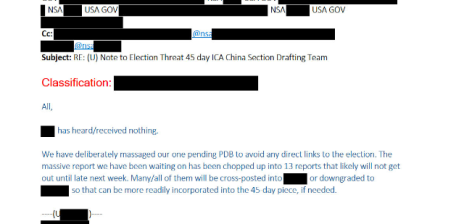 Trump posts declassified emails alleging NSA massaged 2020 election intelligence