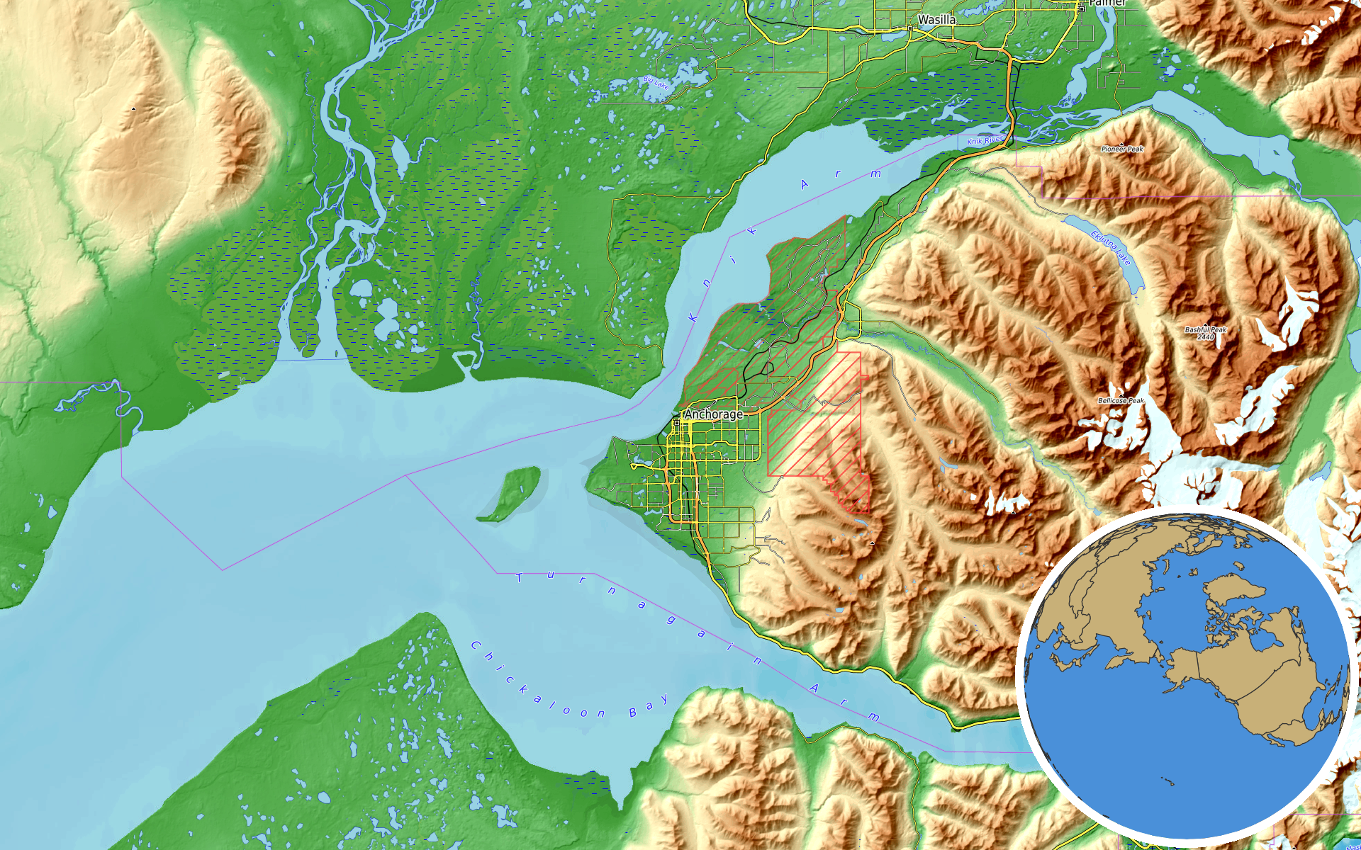 Source: OpenTopoMap / Natural Earth - Anchorage, Alaska
Note: Map generated by NewsFindr for Anchorage, Alaska on July 9, 2026 at 4:26 PM EST