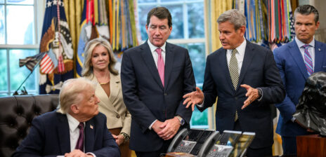 Trump touts steel and aluminum tariffs as shield for American manufacturing