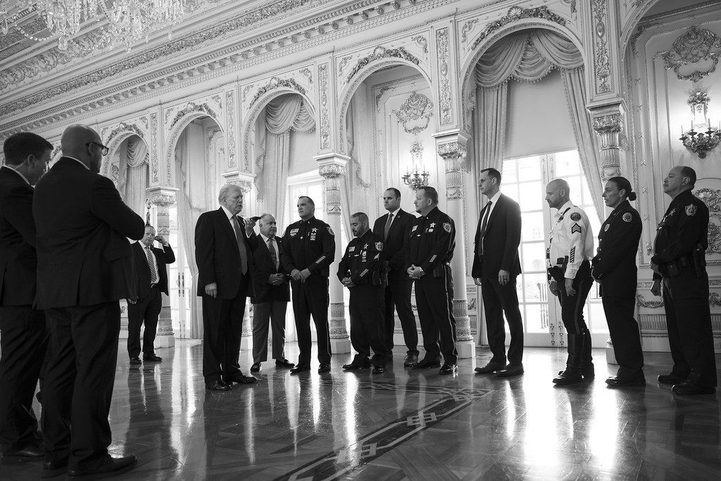 Trump blames vandalism for drained Reflecting Pool, blasts David Muir