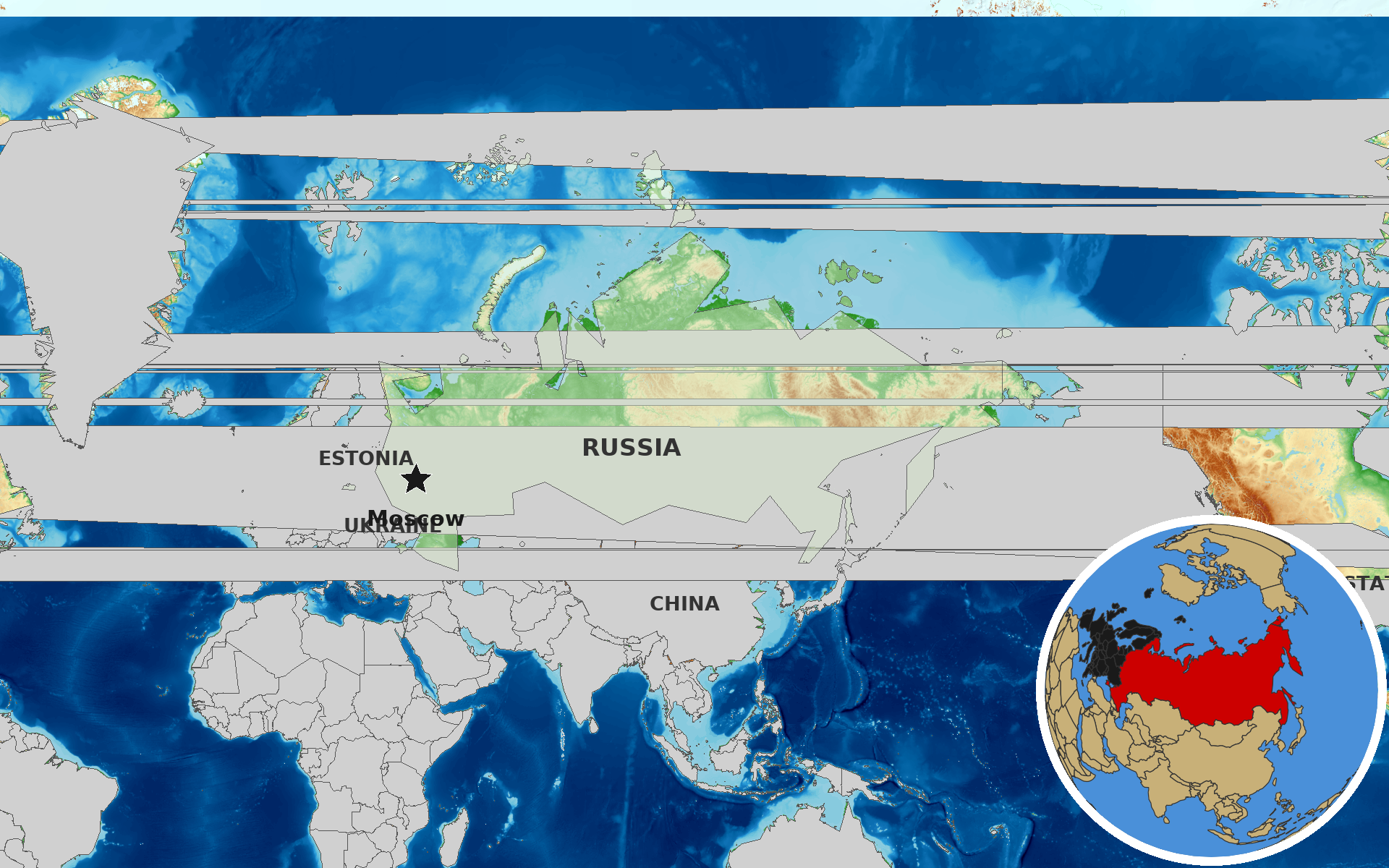 Source: OpenTopoMap / Natural Earth - Russia
Note: Map generated by NewsFindr for Russia on July 16, 2026 at 1:36 PM ET
