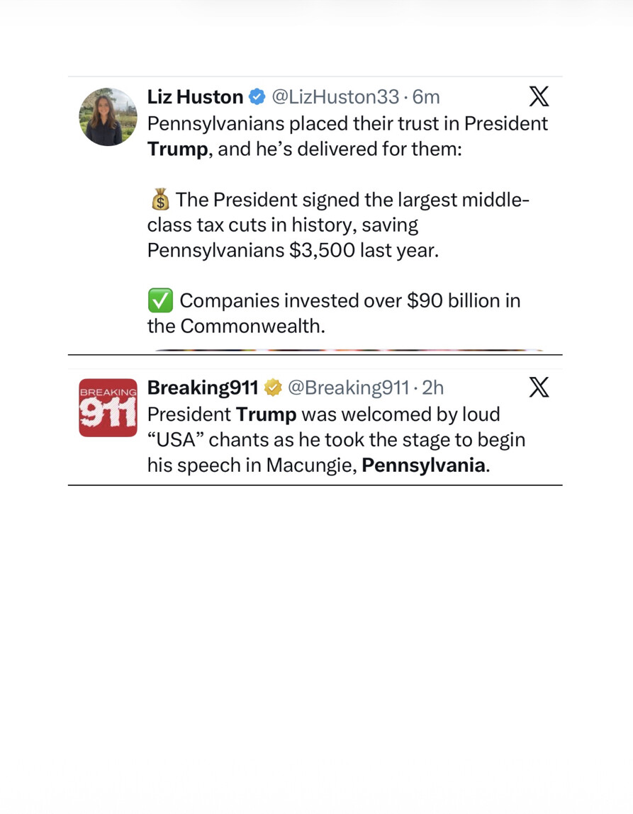 Trump touts $90 billion Pennsylvania investment at Mack Trucks rally
