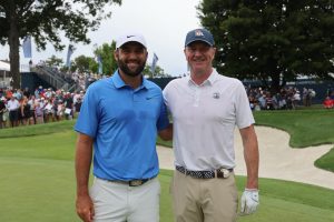 Trump hails unnamed Senator as BMW Championship golfer